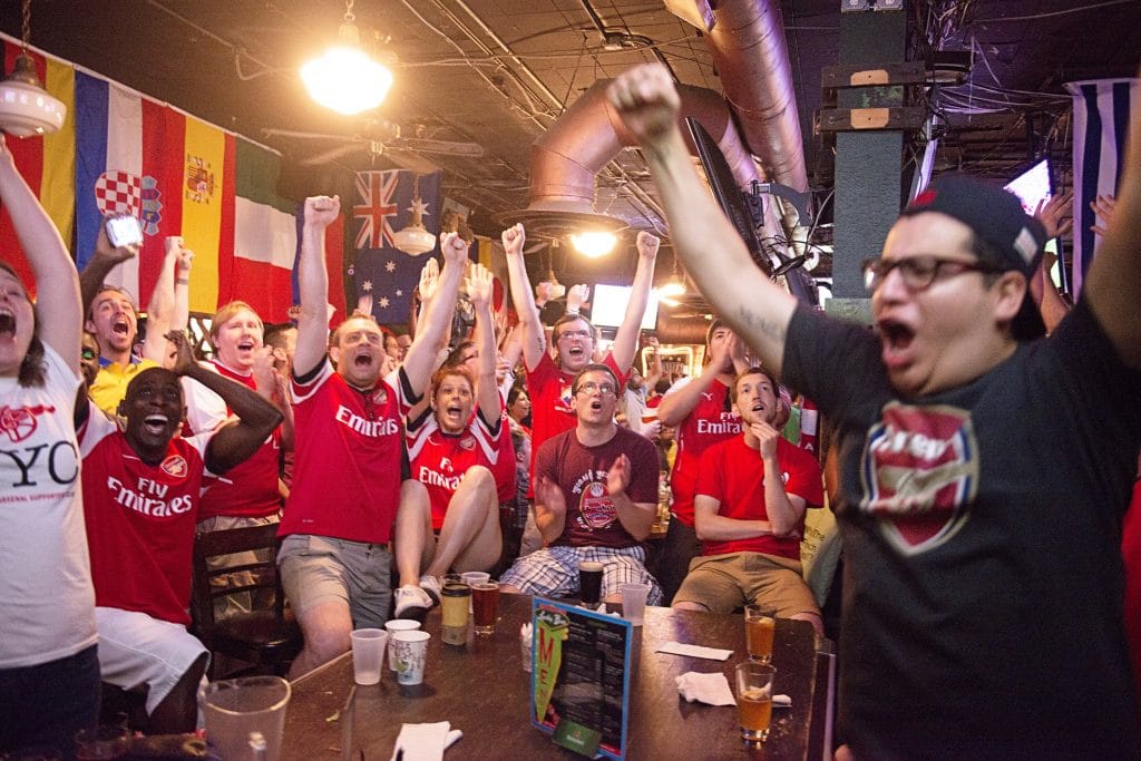 Sports bar atmosphere 3